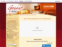 Tablet Screenshot of krbygarant.sk